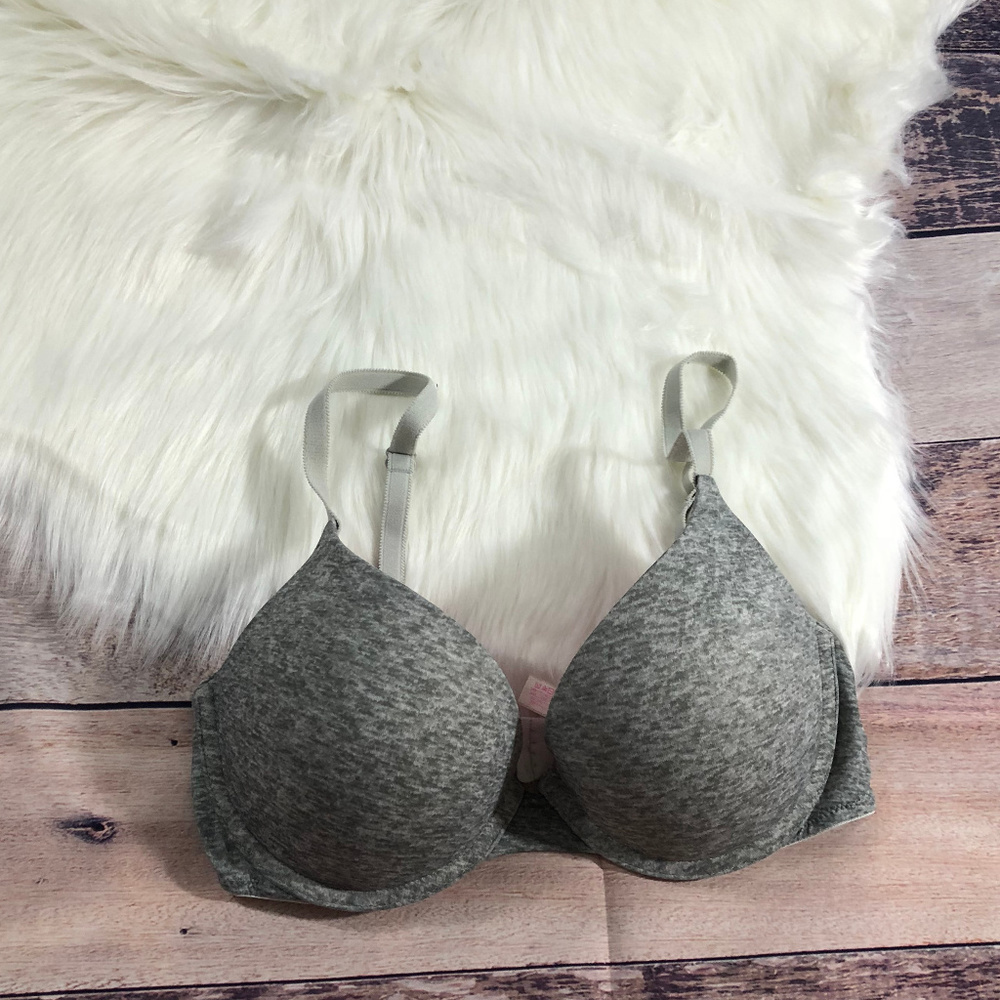 PINK VS Where Everywhere Push-Up Bra - Gray